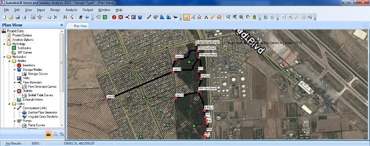 مبانی تئوری طراحی و شبیه سازی سیستم جمع آوری رواناب سطحی با استفاده از مدل Autodesk® Storm and Sanitary Analysis 